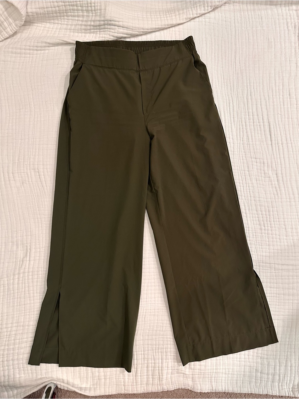 Old Navy Women's Performance Trousers - Black, Navy, Olive, Beige - Picture 4 of 9
